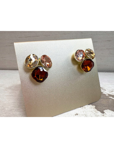 Kolczyki POZŁACANE Z KAMIENIAMI Lolita...