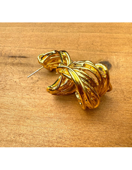 Kolczyki Złote KOŁA Lolita Accessories srebrny sztyft 925