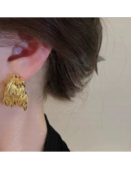 Kolczyki Złote KOŁA Lolita Accessories srebrny sztyft 925