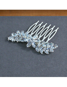 GRZEBIEŃ wsuwany do włosów wtykowy ozdobny diamenty... 2