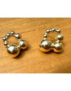 Kolczyki Złote KULKI KULE Lolita Accessories srebrny... 2