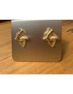 Kolczyki Złote GALERYJNE ROMBY Lolita Accessories srebrny... 2