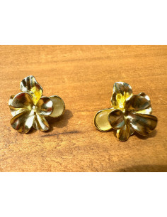 Kolczyki Pozłacane Kwiatuszki Kwiatki Lolita Accessories... 2