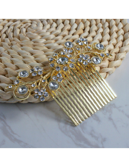 Grzebień wsuwany do włosów ozdobny diamenty Lolita Accessories