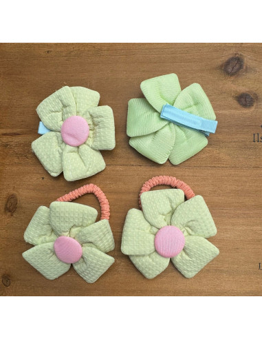 Zestaw 4 sztuki Gumki i spinki do włosów dla...