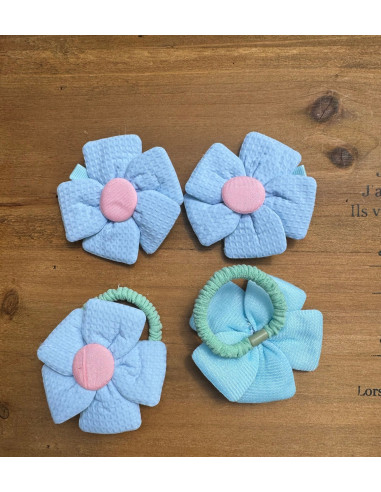 Zestaw 4 sztuki Gumki i spinki do włosów dla...