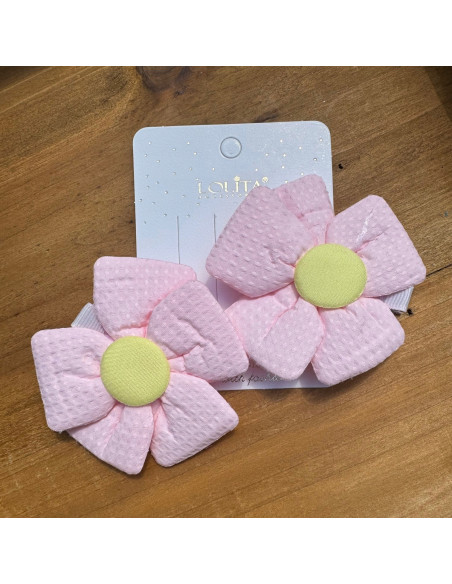 Spinki do włosów dla dziewczynki Kwiatki XXL Lolita Acc. Zestaw 2 sztuki