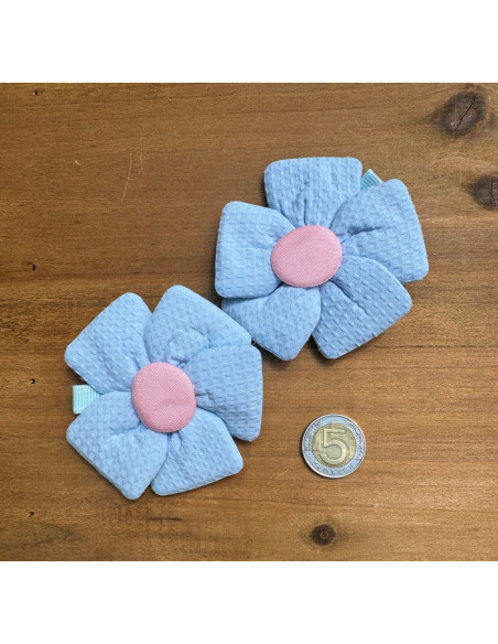 Spinki do włosów dla dziewczynki Kwiatki XXL Lolita Acc. Zestaw 2 sztuki