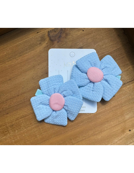 Spinki do włosów dla dziewczynki Kwiatki XXL Lolita Acc. Zestaw 2 sztuki