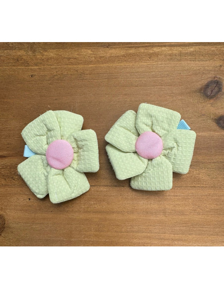 Spinki do włosów dla dziewczynki Kwiatki XXL Lolita Acc. Zestaw 2 sztuki