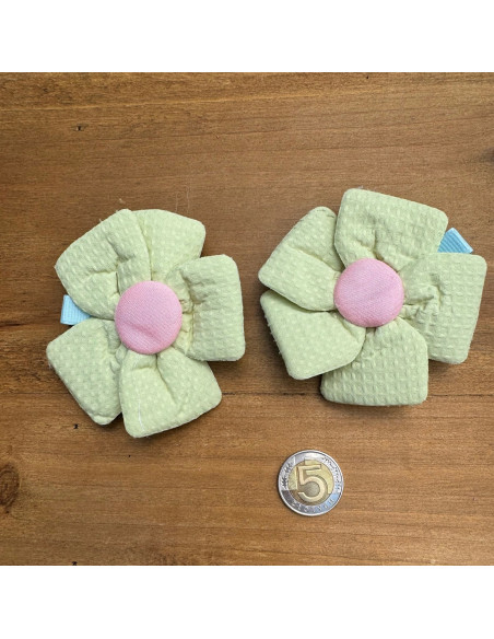 Spinki do włosów dla dziewczynki Kwiatki XXL Lolita Acc. Zestaw 2 sztuki