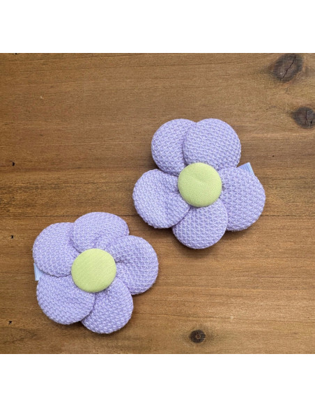 Spinki do włosów dla dziewczynki Kwiatki XXL Lolita Acc. Zestaw 2 sztuki