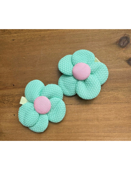 Spinki do włosów dla dziewczynki Kwiatki XXL Lolita Acc. Zestaw 2 sztuki