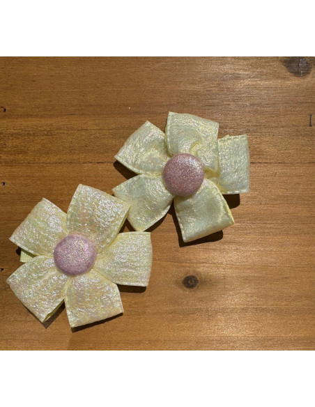 Spinki do włosów dla dziewczynki Kwiatki XXL Lolita Acc. Zestaw 2 sztuki