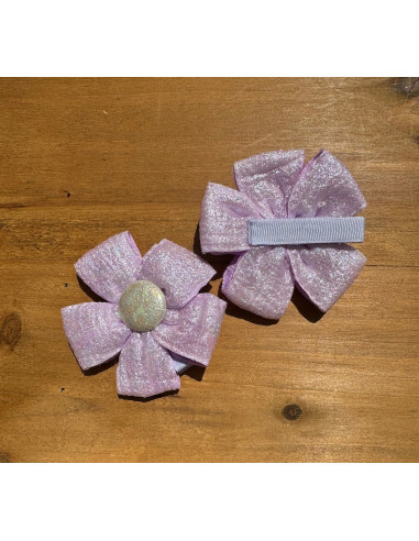 Spinki do włosów dla dziewczynki Kwiatki XXL...