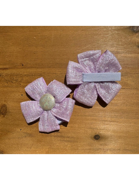 Spinki do włosów dla dziewczynki Kwiatki XXL Lolita Acc. Zestaw 2 sztuki