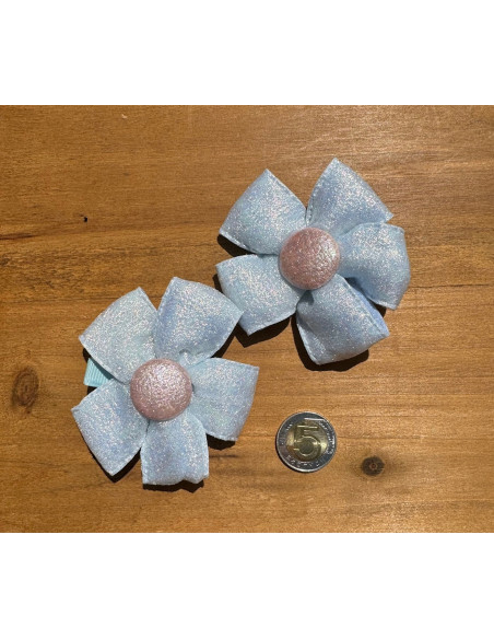 Spinki do włosów dla dziewczynki Kwiatki XXL Lolita Acc. Zestaw 2 sztuki