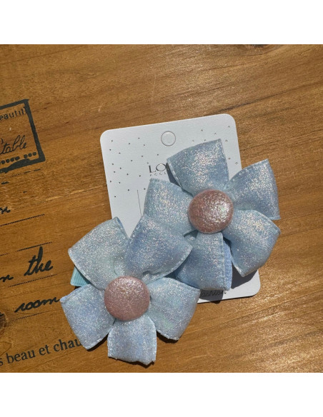 Spinki do włosów dla dziewczynki Kwiatki XXL Lolita Acc. Zestaw 2 sztuki