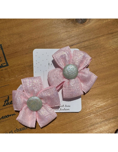 Spinki do włosów dla dziewczynki Kwiatki XXL...