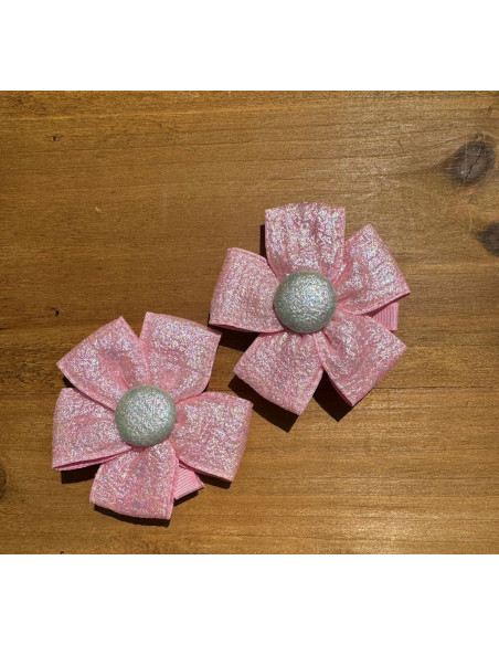 Spinki do włosów dla dziewczynki Kwiatki XXL Lolita Acc. Zestaw 2 sztuki