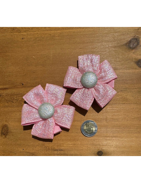 Spinki do włosów dla dziewczynki Kwiatki XXL Lolita Acc. Zestaw 2 sztuki