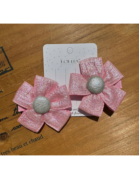 Spinki do włosów dla dziewczynki Kwiatki XXL Lolita Acc. Zestaw 2 sztuki