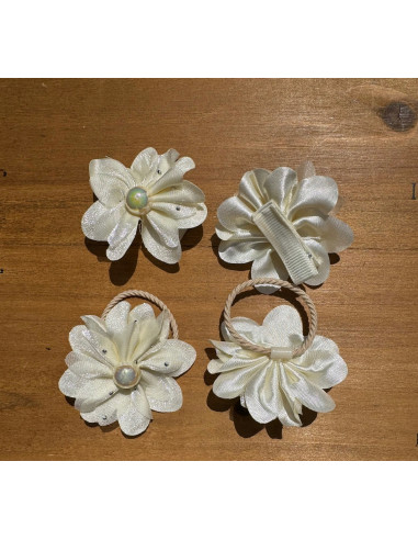 Zestaw 4 sztuki Gumki i spinki do włosów dla...