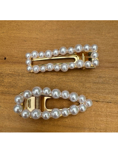 Spinki do włosów Z PEREŁKAMI PERŁY Lolita...