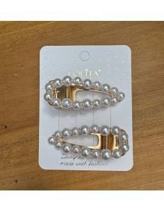 Spinki do włosów Z PEREŁKAMI PERŁY Lolita Accessories 2... 2