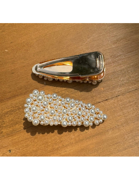 Spinki do włosów Z PEREŁKAMI Lolita Accessories 2 sztuki Wieczorowe