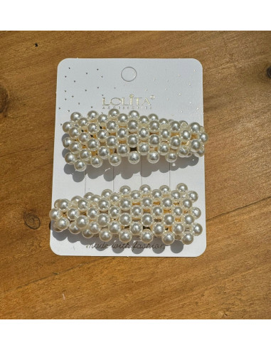 Spinki do włosów z perełkami Lolita Accessories...