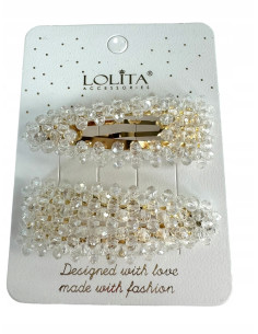 Spinki do włosów z kryształkami Lolita Accessories 2...