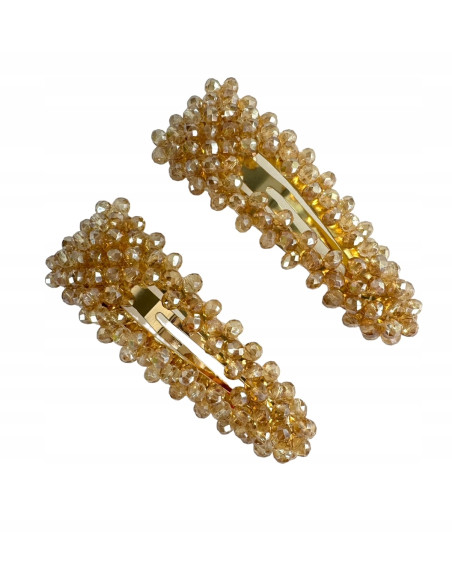 Spinki do włosów kryształki Lolita Accessories 2 sztuki Wieczorowe