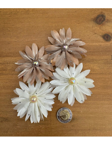 Gumki do włosów dla dziewczynki Kwiatki Lolita Acc. Zestaw 4 sztuki