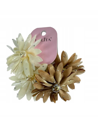 Gumki do włosów dla dziewczynki Kwiatki Lolita...