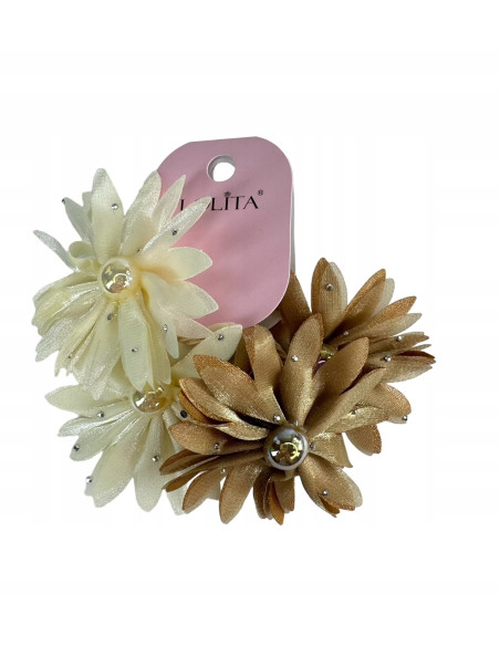 Gumki do włosów dla dziewczynki Kwiatki Lolita Acc. Zestaw 4 sztuki