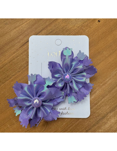 Spinki do włosów dla dziewczynki Kwiatki XL...