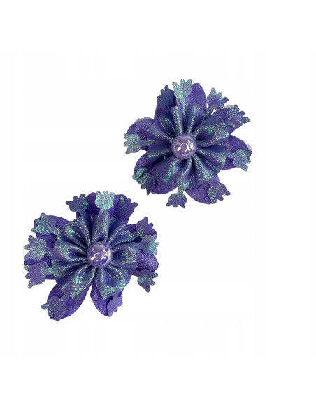 Spinki do włosów dla dziewczynki Kwiatki XL Lolita Acc. Zestaw 2 sztuki