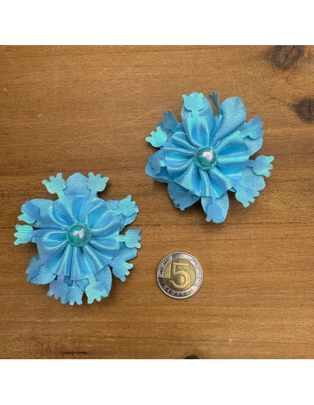 Spinki do włosów dla dziewczynki Kwiatki XL Lolita Acc. Zestaw 2 sztuki