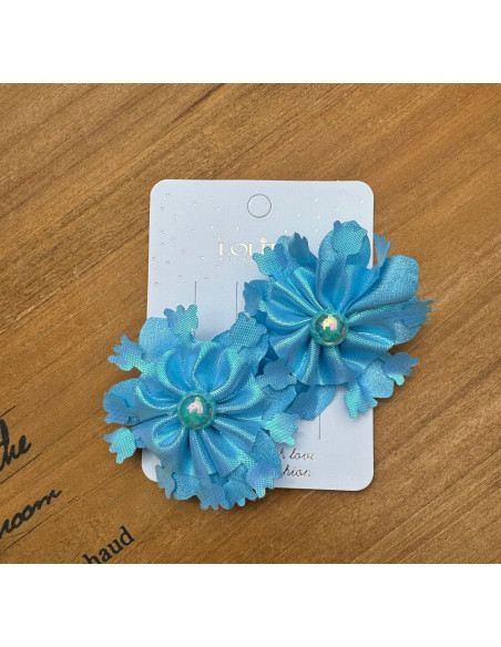 Spinki do włosów dla dziewczynki Kwiatki XL Lolita Acc. Zestaw 2 sztuki