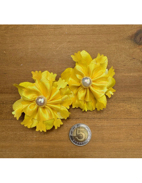 Spinki do włosów dla dziewczynki Kwiatki XL Lolita Acc. Zestaw 2 sztuki