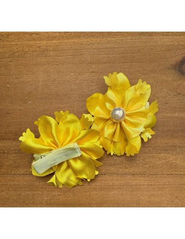 Spinki do włosów dla dziewczynki Kwiatki XL...