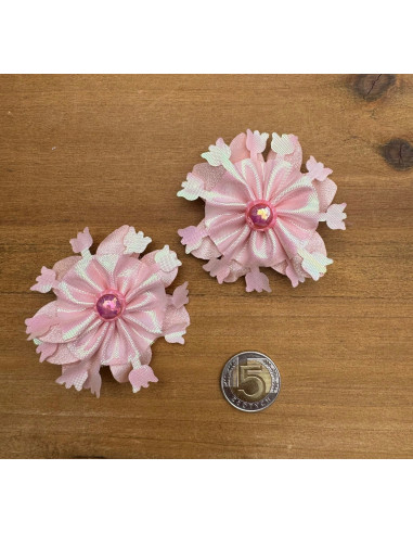 Spinki do włosów dla dziewczynki Kwiatki XL...