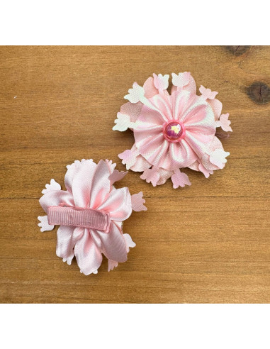 Spinki do włosów dla dziewczynki Kwiatki XL...