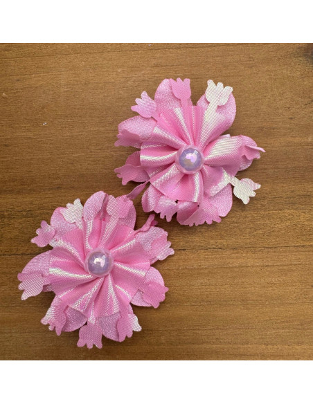 Spinki do włosów dla dziewczynki Kwiatki XL Lolita Acc. Zestaw 2 sztuki