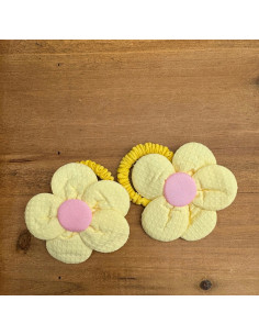 Gumki do włosów dla dziewczynki Kwiatki XXL Lolita Acc....