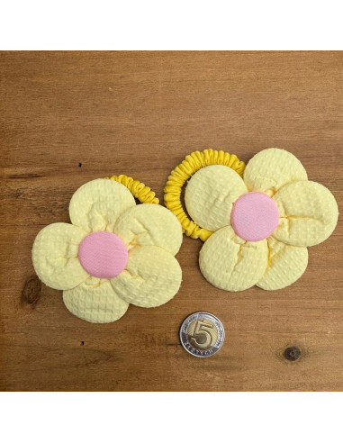 Gumki do włosów dla dziewczynki Kwiatki XXL...