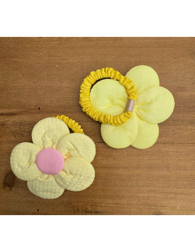 Gumki do włosów dla dziewczynki Kwiatki XXL...