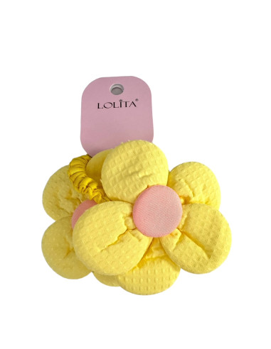 Gumki do włosów dla dziewczynki Kwiatki XXL...