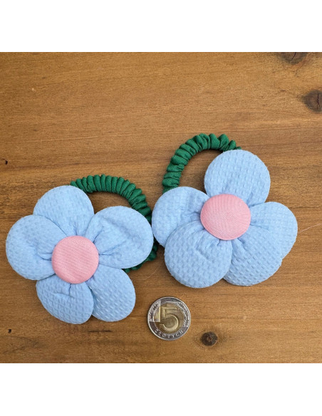 Gumki do włosów dla dziewczynki Kwiatki XXL Lolita Acc. Zestaw 2 sztuki